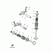 Схема вузла: Клапан Yamaha TW125