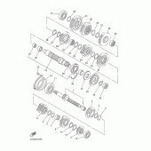 Схема вузла: Трансмісія Yamaha YZF-R1 R1