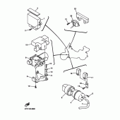 Схема узла: Электрооборудование 3 Yamaha XVZ1300 Royal Star Venture