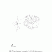 Схема узла: Система индукции воздуха Yamaha YZ450F YZ450FX