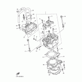 Схема вузла: Циліндр Yamaha YZ450F YZ450F