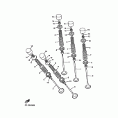 Схема вузла: Клапан Yamaha YZF-R7 R7