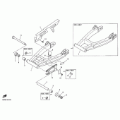 Схема узла: Задняя подвеска Yamaha XJR1300