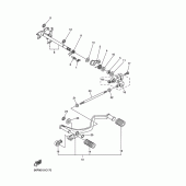 Схема вузла: Вал перемикання Yamaha XVS400 Drag Star Classic