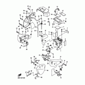 Схема вузла: Бічна кришка Yamaha XVS1300 V-Star Classic