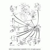 Схема вузла: Електроустаткування (2) Yamaha FZ6 FZ6R