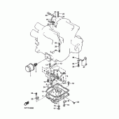 Схема вузла: Олійний фільтр Yamaha VMX12 V-MAX