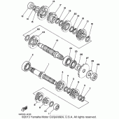 Схема узла: Трансмиссия Yamaha WR250 WR250Z