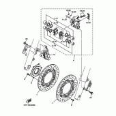 Схема узла: Передний тормоз Yamaha XV1900 Stratoliner S