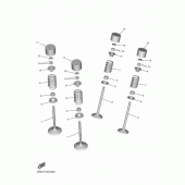 Схема узла: Клапан Yamaha YZ450F YZ450F