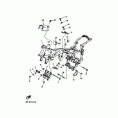 Схема вузла: Рама Yamaha XV1100 Virago Special