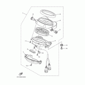 Схема узла: Панель приборов Yamaha MT01 MT-01