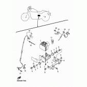 Схема вузла: Електроустаткування 3 Yamaha XVS950 XV950 Racer