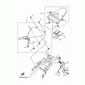 Схема вузла: Сиденье Yamaha YZF-R3