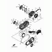 Схема узла: Крышки картера 2 Yamaha XP530 T-MAX DX