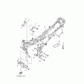 Схема узла: Рама Yamaha YBR125