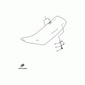 Схема узла: Сиденье Yamaha WR250 WR250Z