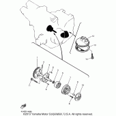 Схема вузла: Масляний насос Yamaha YZF600R Thundercat