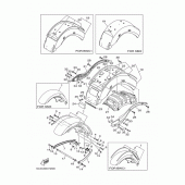Схема узла: Крыло Yamaha XV1900 Midnight Star