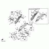 Схема узла: Подножки Yamaha XJR400
