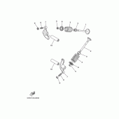 Схема вузла: Клапан Yamaha TTR90 TT-R90