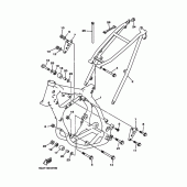 Схема узла: Рама Yamaha WR250 WR250Z