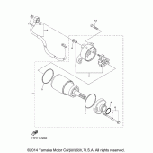 Схема вузла: Електричний стартер Yamaha XVS950 Bolt R-Spec