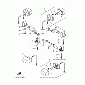 Схема вузла: Поворотники 2 (4GY3/4GY5/4WA1) Yamaha TT250R RAID