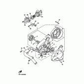 Схема узла: Водяной насос Yamaha XVZ1300 Royal Star Venture S