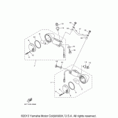 Схема узла: Поворотники Yamaha XV1900 Raider SCL