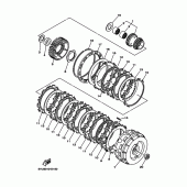 Схема вузла: Зчеплення Yamaha XP500 T-MAX