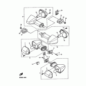 Схема вузла: Поворотники Yamaha FZS600 FAZER