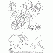 Схема узла: Крыло Yamaha YZF600R Thundercat