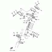 Схема вузла: Рульовий механізм Yamaha VMX12 V-MAX