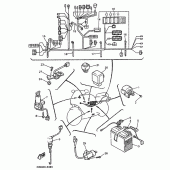 Схема вузла: Електрообладнання 2 Yamaha YZF750 YZF750