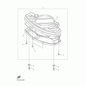 Схема вузла: Панель приладів Yamaha YZF-R6/YZF600 R6