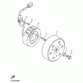 Схема вузла: Генератор Yamaha YZF-R1 R1