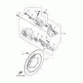 Схема узла: Передний тормоз Yamaha XVS400 Drag Star Classic