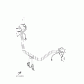 Схема узла: Пульт управления рулевой и Рычаг Yamaha XV1900 Midnight Star