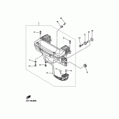 Схема вузла: Панель приладів Yamaha XVZ1300 Royal Star Venture