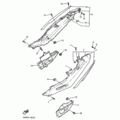 Схема узла: Боковая крышка Yamaha XJ900 Diversion