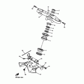 Схема вузла: Рульовий механізм Yamaha YZF-R6/YZF600 R6