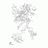 Схема узла: Pare boue Yamaha YZF-R6/ YZF600 R6