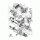 Схема узла: Промежуточная передача Yamaha XV1700 Road Star Midnight Warrior