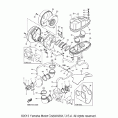 Схема вузла: Впускна система Yamaha XVS1100 V-Star Custom