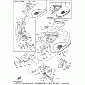 Схема узла: Топливный бак Yamaha XVS650 V-Star Classic