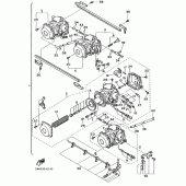 Схема узла: Карбюратор Yamaha FZX750