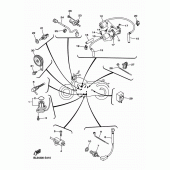 Схема вузла: Електроустаткування 1 Yamaha XVS950 SCR950
