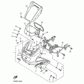 Схема узла: Motorverkleindung 1 Yamaha XJ900 Diversion