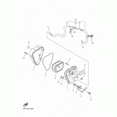 Схема вузла: Впускна система 2 Yamaha XVS950 Midnight Star